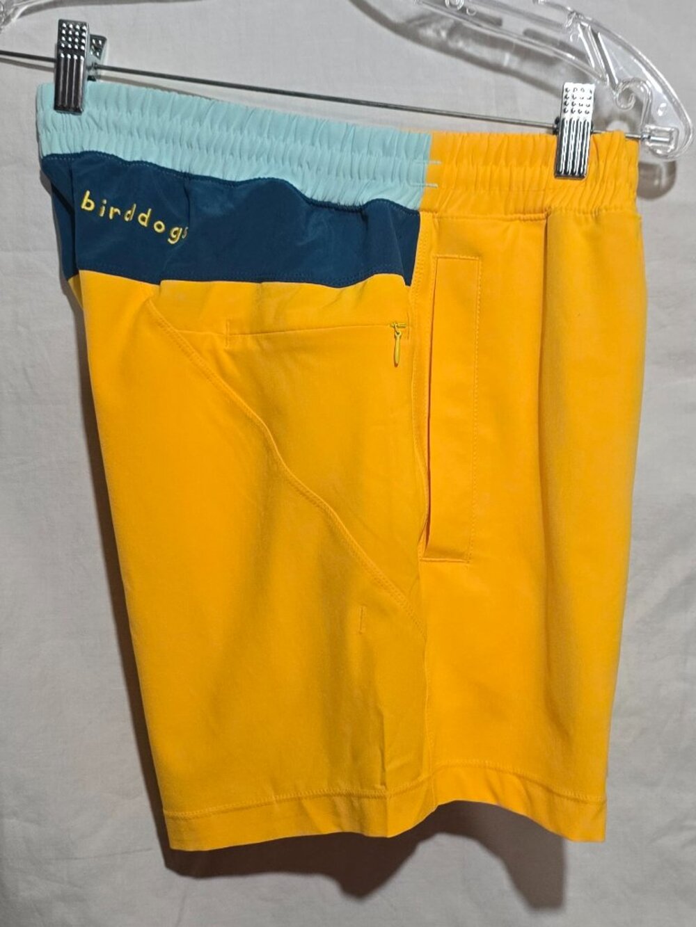 Birddogs Men's 6" IS Gym Short - Yellow Blue Blue - Sz S*